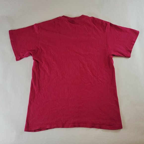 Vintage 90s Germany Single Stitch Pink Shirt Jerzees Size Large - Picture 6 of 7